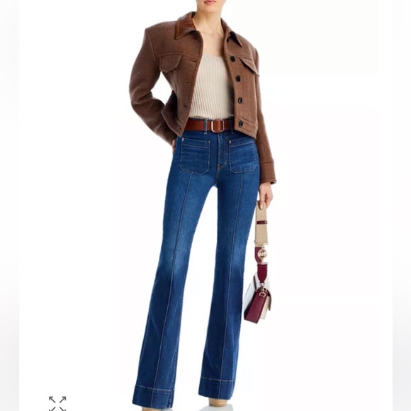 Veronica Beard Sheridan Flared Jeans - Picture 1 of 11